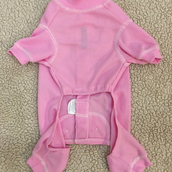 One pair PETRAGEOUS puppy pajamas.  There pink for your Princess. Size Small. - Picture 2 of 7